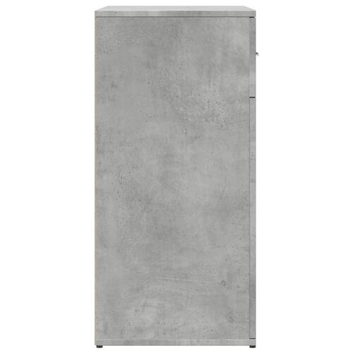 Skænke 2 stk. 79x38x80 cm konstrueret træ betongrå