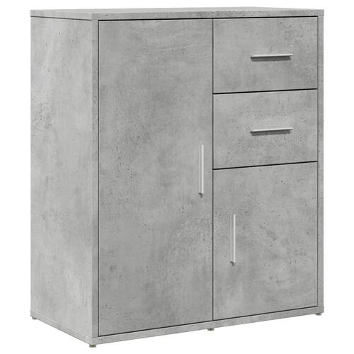 Skænke 2 stk. 60x31x70 cm konstrueret træ betongrå