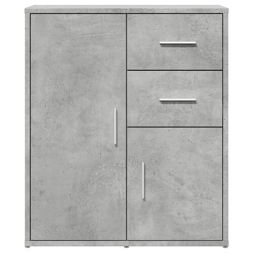 Skænke 2 stk. 60x31x70 cm konstrueret træ betongrå