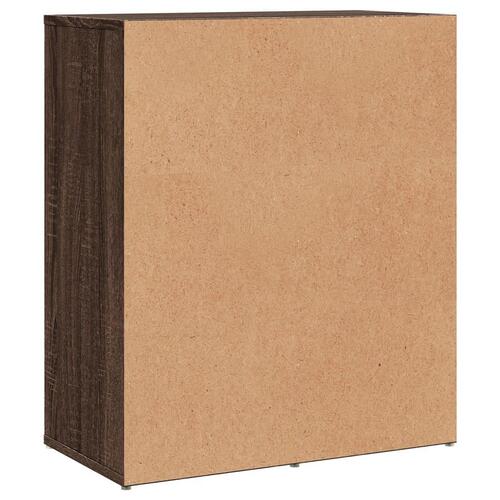 Skænke 2 stk. 60x31x70 cm konstrueret træ brun egetræsfarve