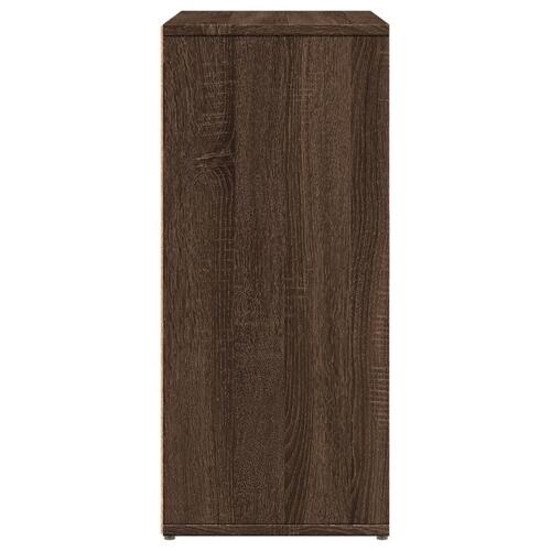 Skænke 2 stk. 60x31x70 cm konstrueret træ brun egetræsfarve