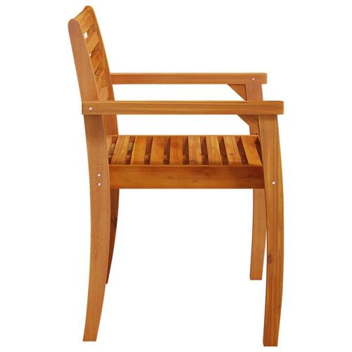Havestole 6 stk. 59x55x85 cm massivt akacietræ