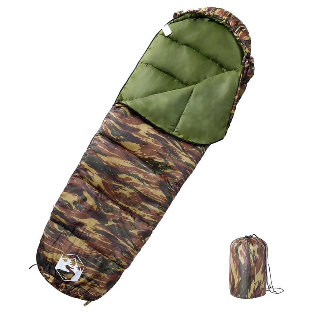 Mumieformet sovepose til voksne - 3 årstider, camouflage billede