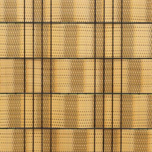 Altanafskærmninger 10 stk. 255x19 cm polyrattan lysebrun