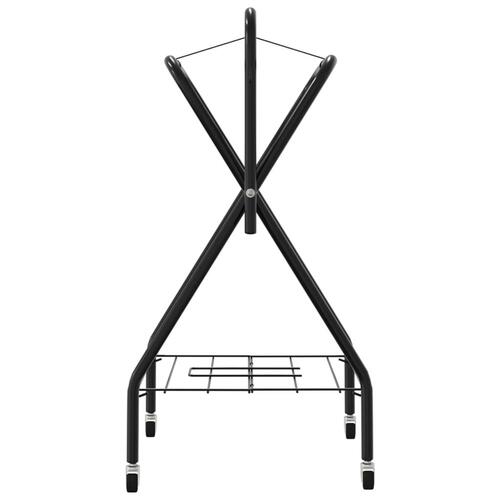 Sadelholder foldbar jern sort