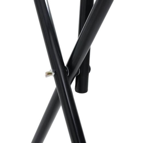 Sadelholder foldbar jern sort