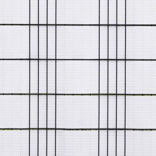 Altanafskærmninger 5 stk. 255x19 cm polyrattan hvid