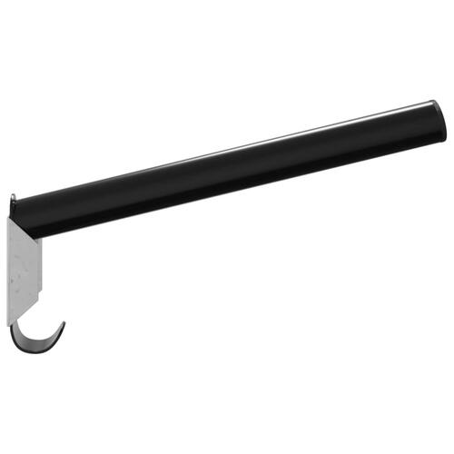 Væghængt sadelholder foldbar jern sort
