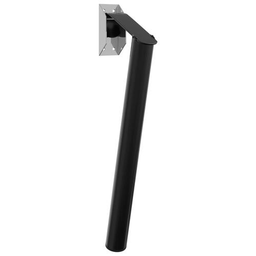 Væghængt sadelholder foldbar jern sort