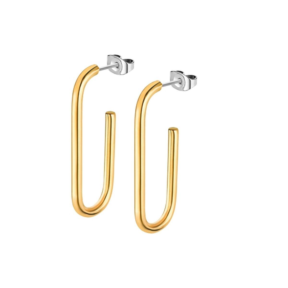 Lotus Øreringe til kvinder LS2230-4/2 - elegante hoops i guld-look