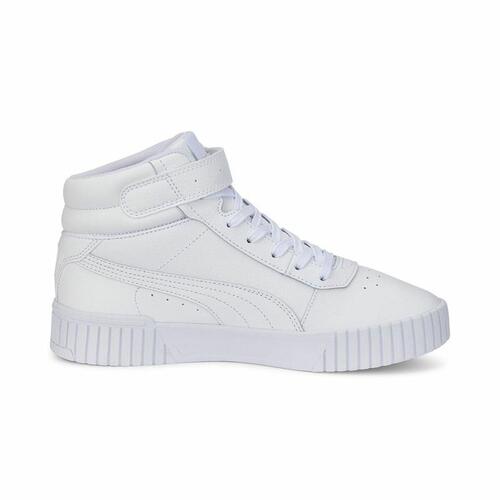 Kvinde Casual Sneakers Puma Carina 2.0 Mid Hvid 37