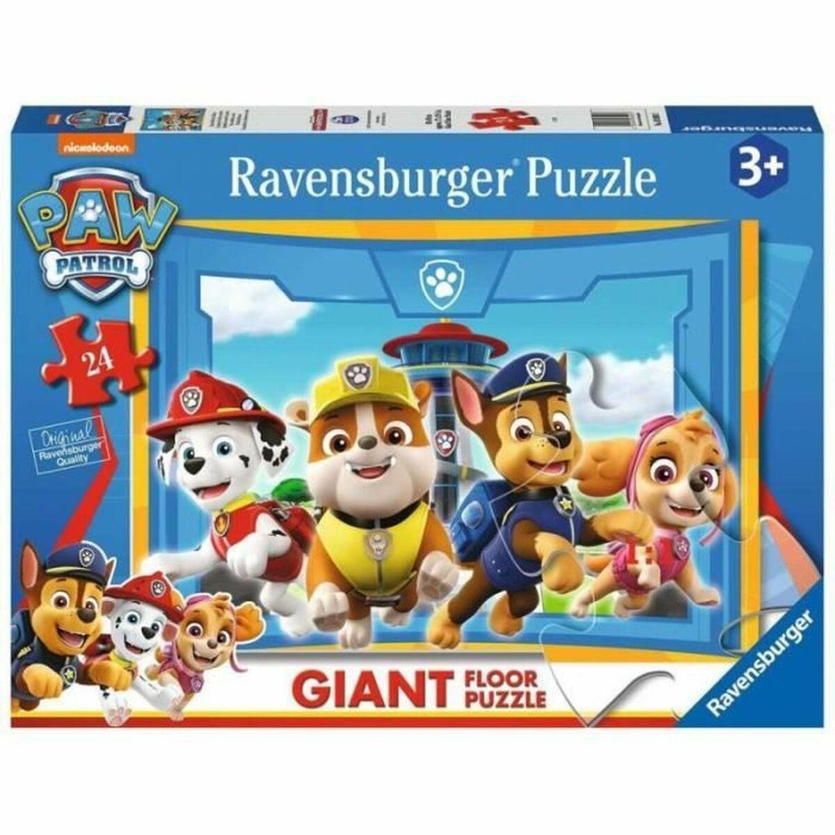 Ravensburger Paw Patrol - Giant gulvpuslespil, 24 brikker