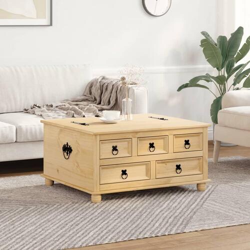 Opbevaringsboks Corona 90x78x45 cm massivt fyrretræ