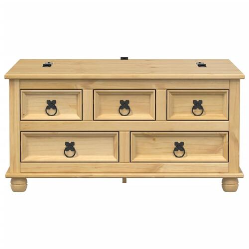 Opbevaringsboks Corona 90x78x45 cm massivt fyrretræ