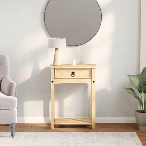 Konsolbord Corona 55x35x73 cm massivt fyrretræ