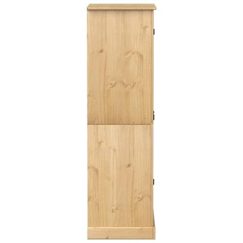 Klædeskab Corona 76x50x170 cm massivt fyrretræ