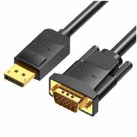 DisplayPort til VGA-adapter Vention HBLBH Sort 2 m