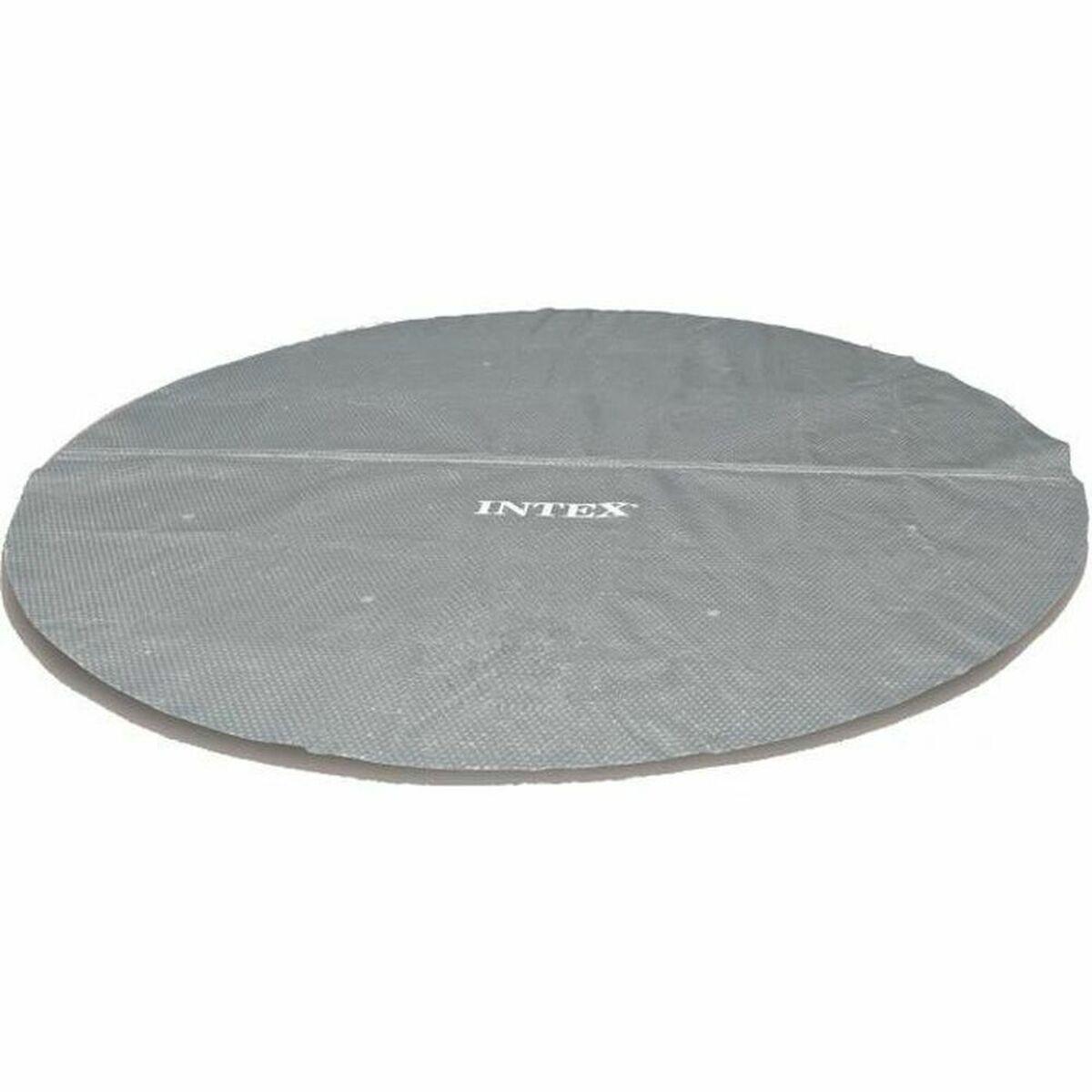 Intex swimmingpool cover, grå - Ø 4,57 m