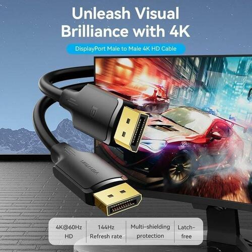 DisplayPort-kabel Vention HAKBJ
