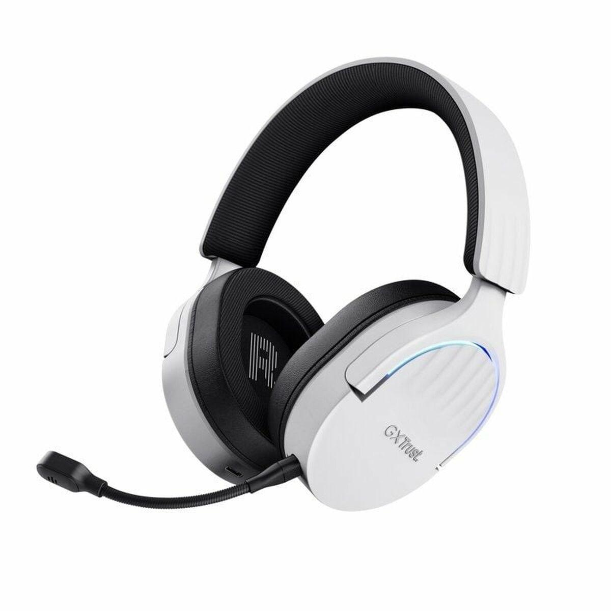 Trust GXT 491 gaming headset med mikrofon - Hvid billede