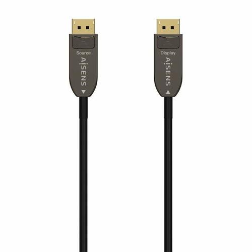 DisplayPort-kabel Aisens A155-0607 Sort 15 m
