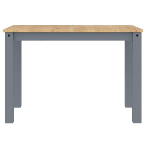 Spisebord Panama 117x60x75 cm massivt fyrretræ grå