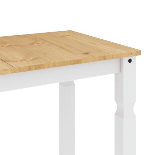 Spisebord Corona 180x90x75 cm massivt fyrretræ hvid