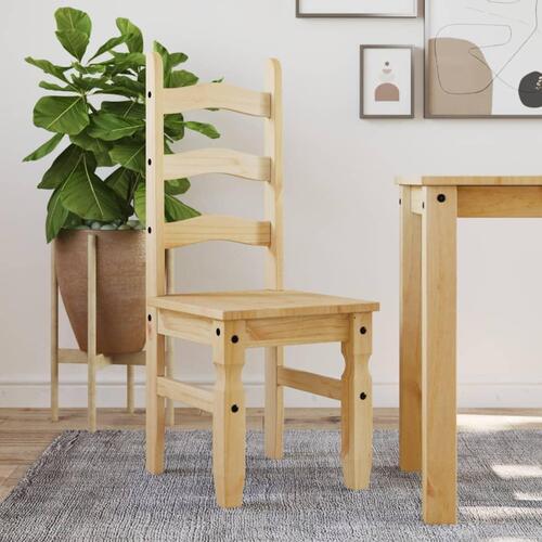 Spisebordsstole 2 stk. Corona 42x47x107 cm massivt fyrretræ
