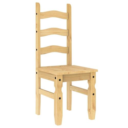 Spisebordsstole 2 stk. Corona 42x47x107 cm massivt fyrretræ