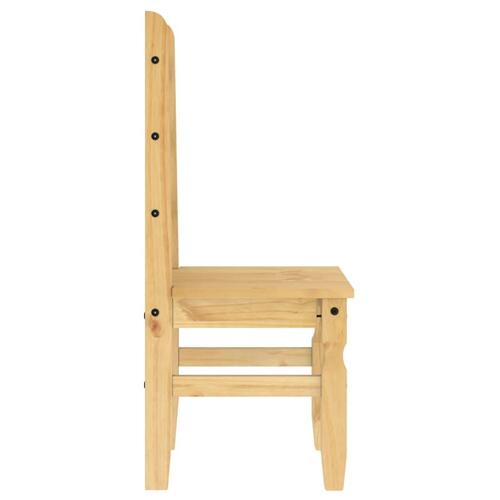 Spisebordsstole 2 stk. Corona 42x47x107 cm massivt fyrretræ