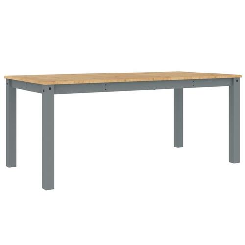 Spisebord Panama 180x90x75 cm massivt fyrretræ grå