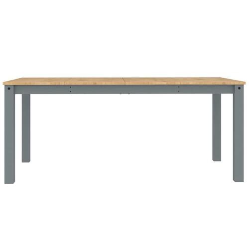 Spisebord Panama 180x90x75 cm massivt fyrretræ grå