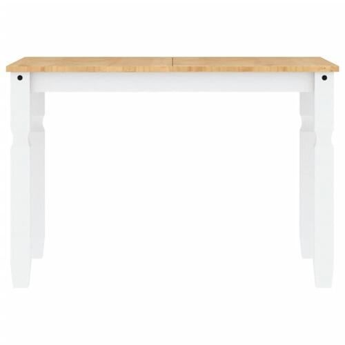 Spisebord Corona 112x60x75 cm massivt fyrretræ hvid