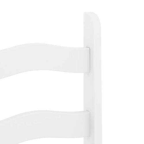 Spisebordsstole 2 stk. Corona 42x47x107 cm massivt fyr hvid