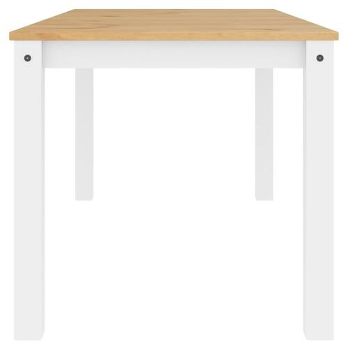 Spisebord Panama 160x80x75 cm massivt fyrretræ grå