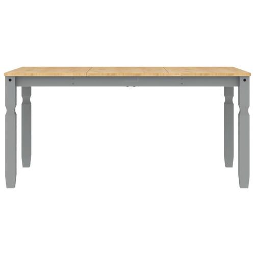 Spisebord Corona 160x80x75 cm massivt fyrretræ grå