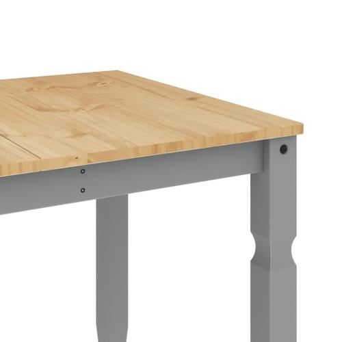 Spisebord Corona 160x80x75 cm massivt fyrretræ grå