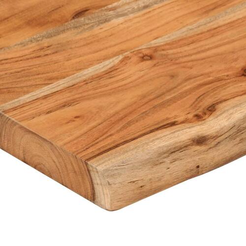 Bordplade 100x40x2,5 cm rektangulær massivt akacietræ