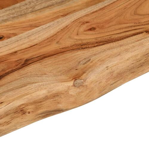 Bordplade 100x40x2,5 cm rektangulær massivt akacietræ