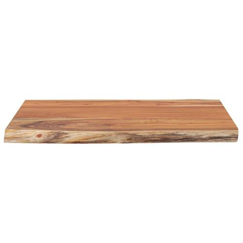 Bordplade 70x60x2,5 cm rektangulær massivt akacietræ