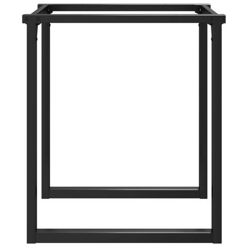 Bordben til spisebord 60x60x73 cm O-stel støbejern