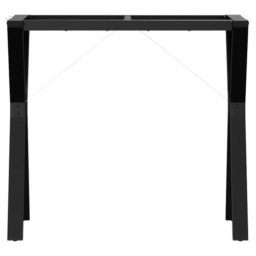 Bordben til spisebord 80x40x73 cm Y-stel støbejern