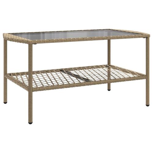 Sofasæt til haven 4 dele med hynder polyrattan beige