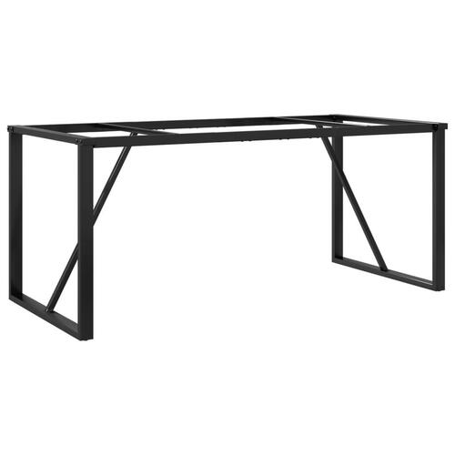 Bordben til spisebord 180x80x73 cm O-stel støbejern