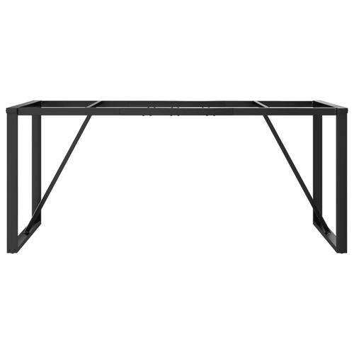 Bordben til spisebord 180x80x73 cm O-stel støbejern