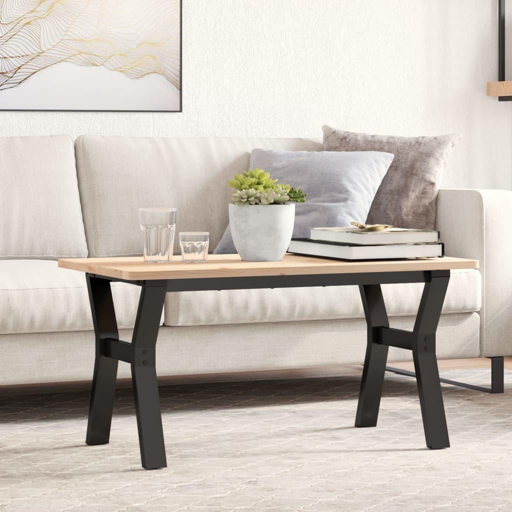 Bordben til sofabord 90x40x43 cm Y-stel støbejern