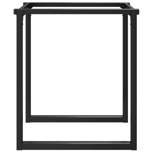 Bordben til spisebord 70x70x73 cm O-stel støbejern