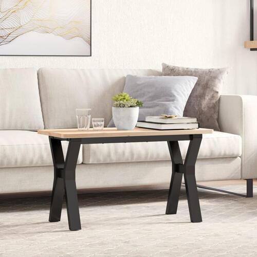 Bordben til sofabord 70x30x43 cm Y-stel støbejern