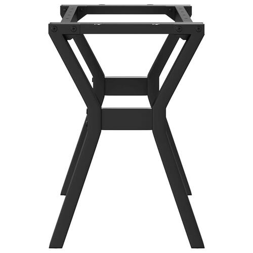 Bordben til sofabord 70x30x43 cm Y-stel støbejern