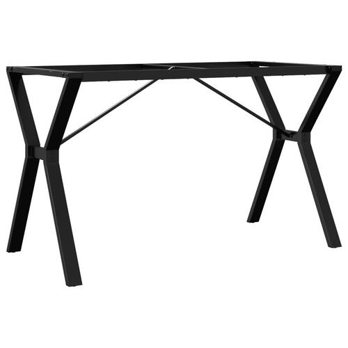 Bordben til spisebord 120x60x73 cm Y-stel støbejern